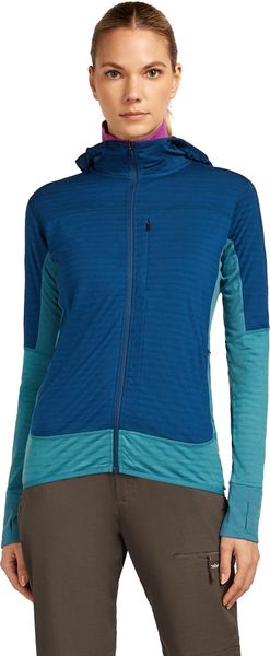 Wom Mer 300 Realfleece Desc Long Sleeve Zip Hoo