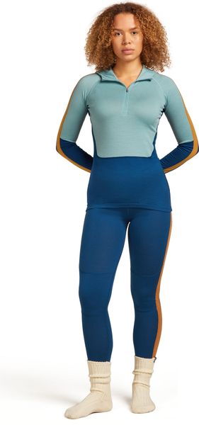 Women Mer 200 Oasis+ Long Sleeve Half Zip Hoodie