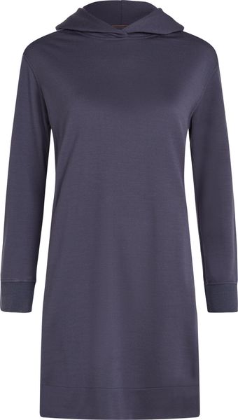 Women Merino Blend 200 Crush Long Sleeve Dress
