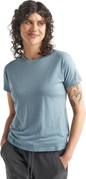 W Utility Explore Short Sleeve Crewe Stripe
