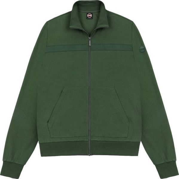 Texturised Interlock Ribbed Collar Sweatshirt