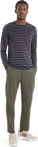 Men Wave Long Sleeve Tee Stripe