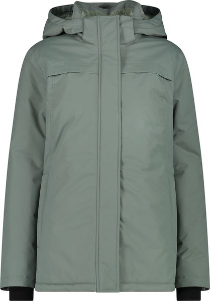 Woman Long Jacket Zip Hood