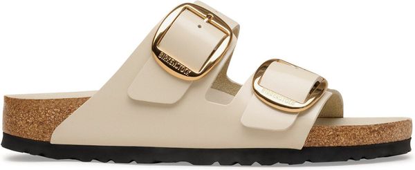 Arizona Big Buckle Natural Leather Patent Women
