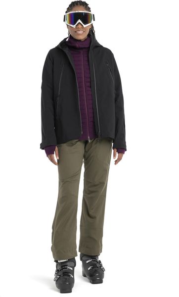 W Mer Tencel Zoneknit Long Sleeve Zip Hoodie
