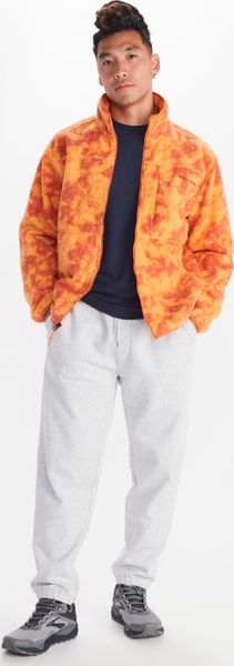 Aros Printed Fleece Jacket