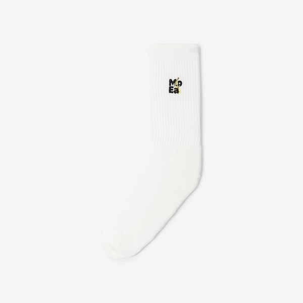 Moea Socks 2X Banana White + Black