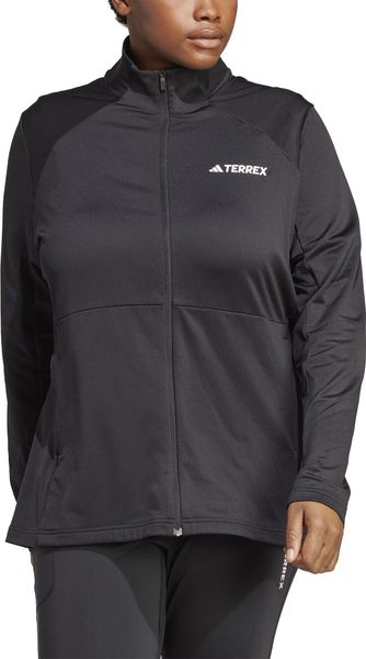 Multi Full Zip Fleece Plus Size