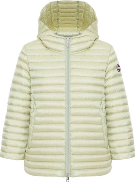 Quilted Hoodie Cape, Natural Down Light Weight