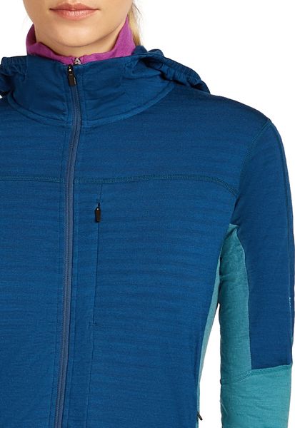 Wom Mer 300 Realfleece Desc Long Sleeve Zip Hoo