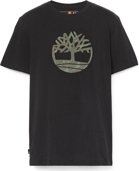 Mens Camo Tree Logo Short Sleeve Tee