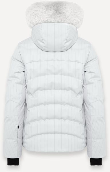 L Down Jacket with Fur