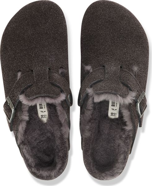 Boston Shear Velour Leather Vgray LAF