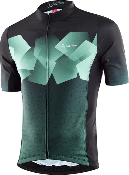 Men Bike Jersey Full Zip Leaves Hotbond