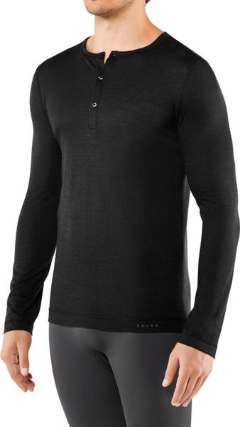 Herren Langarmshirt Silk-wool