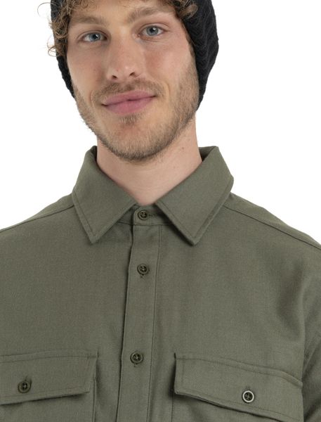 Men Merino 200 Dawnder Long Sleeve Flannel Shirt
