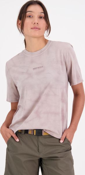 Womens Icon Merino Air-con Relaxed Tee Tie Dyed