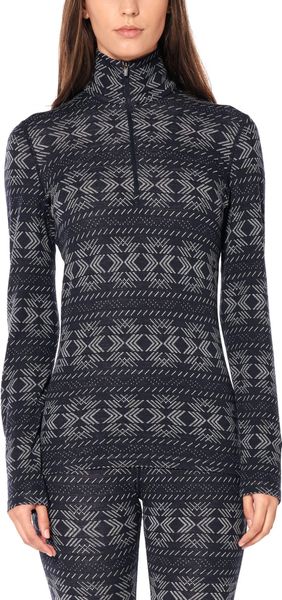 W 250 Vertex Long Sleeve Half Zip Crystalline