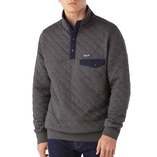 M's Organic Cotton Quilt Snap-T Pullover