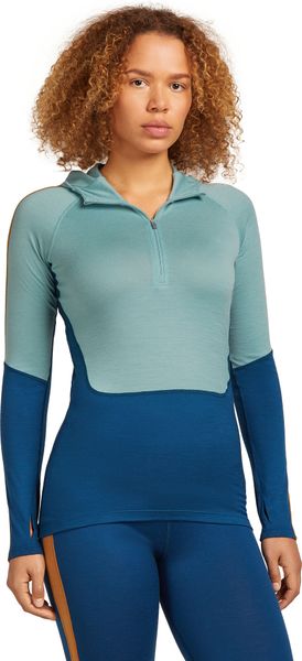 Women Mer 200 Oasis+ Long Sleeve Half Zip Hoodie