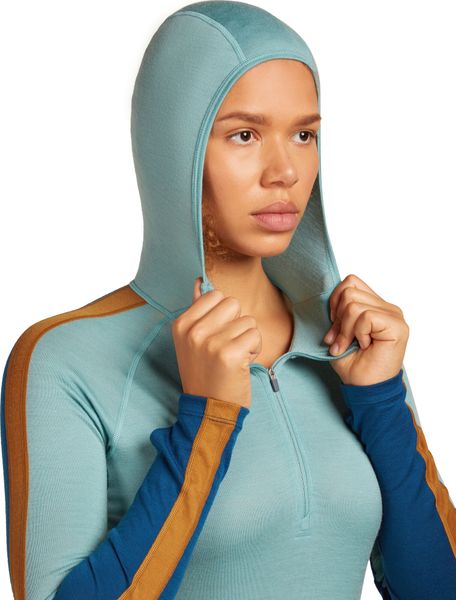 Women Mer 200 Oasis+ Long Sleeve Half Zip Hoodie