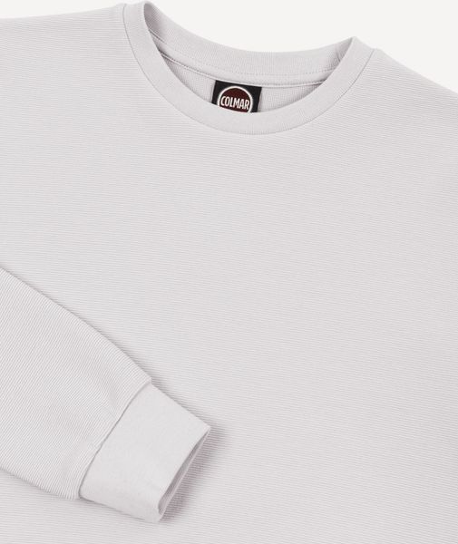 Ottoman Fabric Crew Neck Sweatshirt