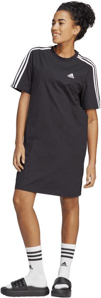 Essentials 3-STRIPES Single Jersey Boyfriend Tee Dress