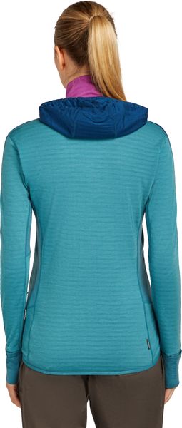 Wom Mer 300 Realfleece Desc Long Sleeve Zip Hoo