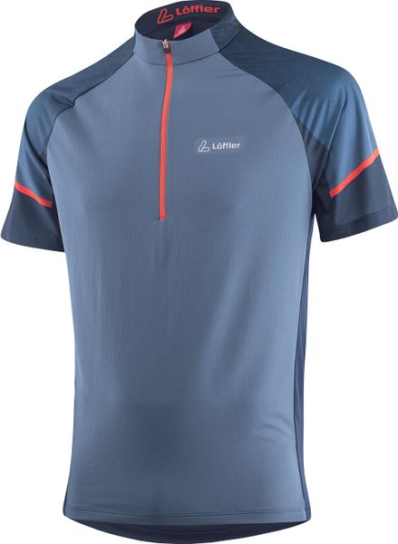 Men Bike Shirt Half Zip Leaves Tour