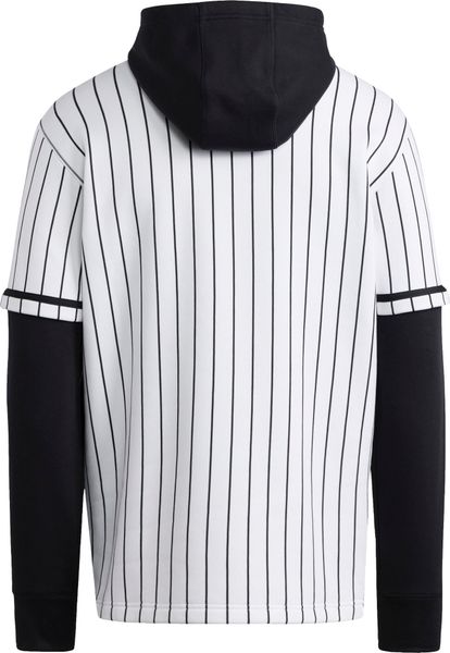 Dugout Pinstripe Youth Hooded Jersey