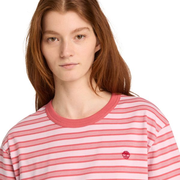 Womens Stripe Short Sleeve Tee