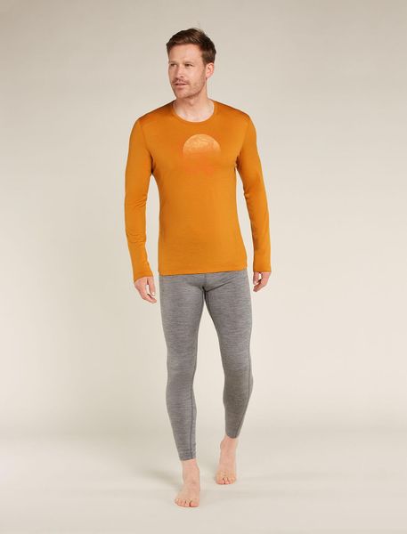 Men Merino 200 Oasis Long Sleeve Crewe Ruapehu Round