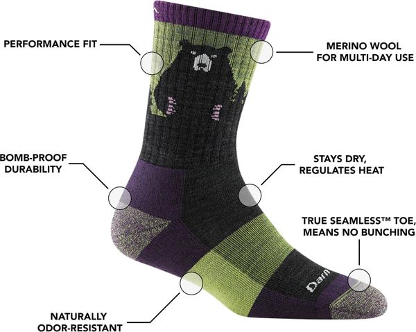 Bear Town Micro Crew Lightweight With Cushion