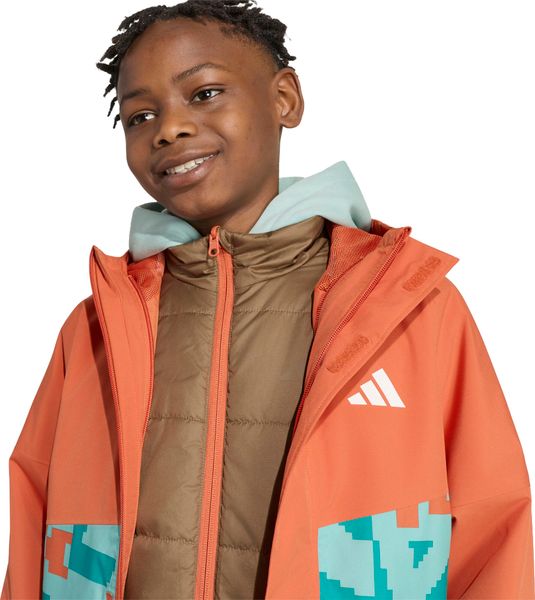 Adidas Minecraft Terrex Multi Climaproof 3in1 Insulated Jacket Kids Boys AND Girls