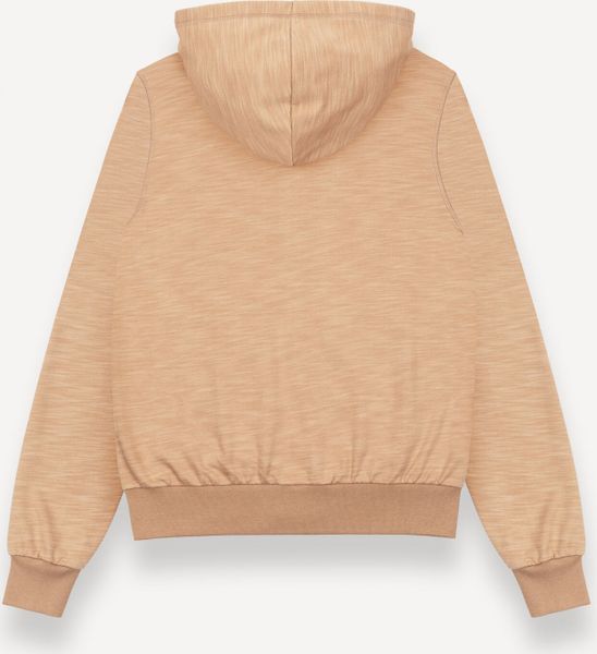 Slubby Texture Zip UP Hoodie