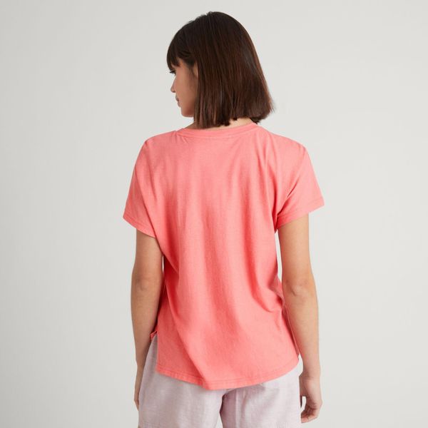 Hot-daze Hemp Wmns Short Sleeve Relaxed
