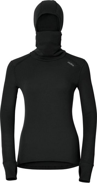 Women's Active Warm Long-sleeve Base Layer Top With Face Mask