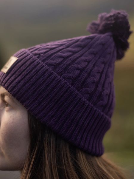 Bobble Beanie (rpet) - Berry