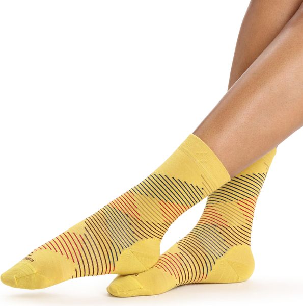 Women Lifestyle Fine Gauge Crew Dashes