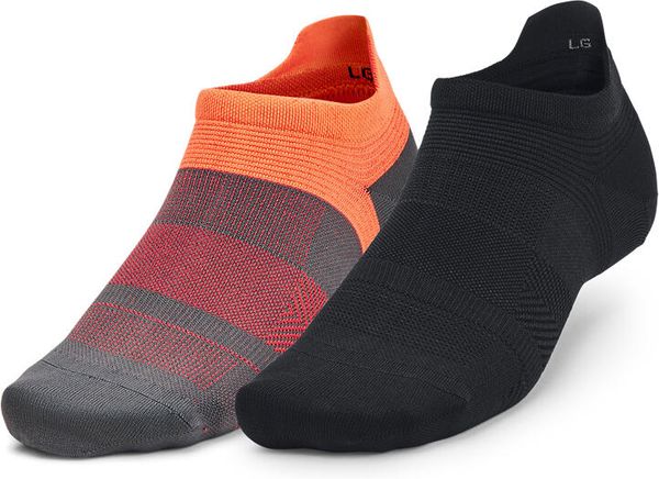 Unisex UA Armourdry Run Lite 2-Pack No Show Tab Socks