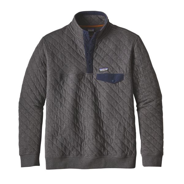 M's Organic Cotton Quilt Snap-T Pullover
