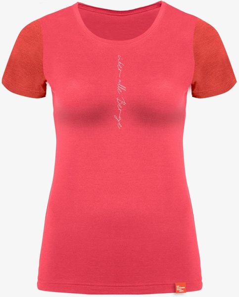 Kurzarm-shirt Merino über Alle BERGE. Superfein