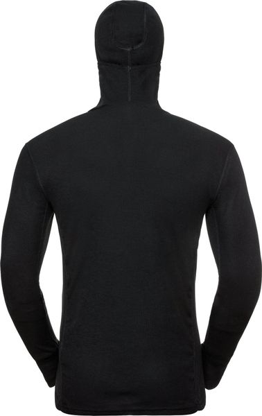Men's Active Warm Long-sleeve Base Layer Top With Face Mask