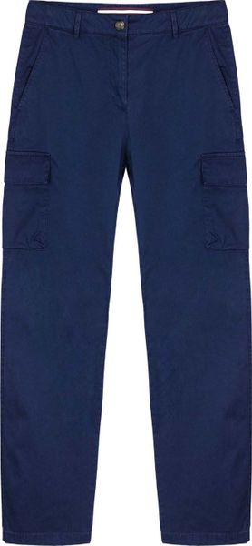 Cotton Gabardine Cargo Trousers