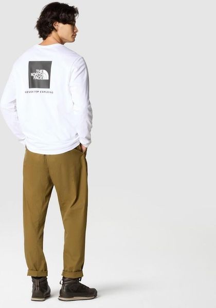 Mens Long Sleeve Red Box Tee