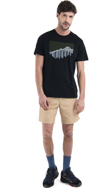 Men Merino 150 Tech Lite III Short Sleeve Tee Pinnacle Grid