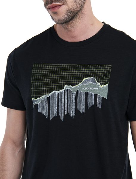 Men Merino 150 Tech Lite III Short Sleeve Tee Pinnacle Grid