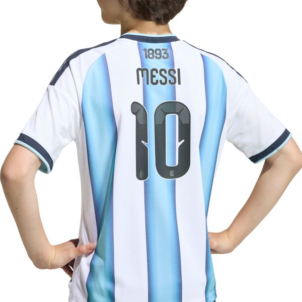 Argentina 26 Home Messi Jersey Kids