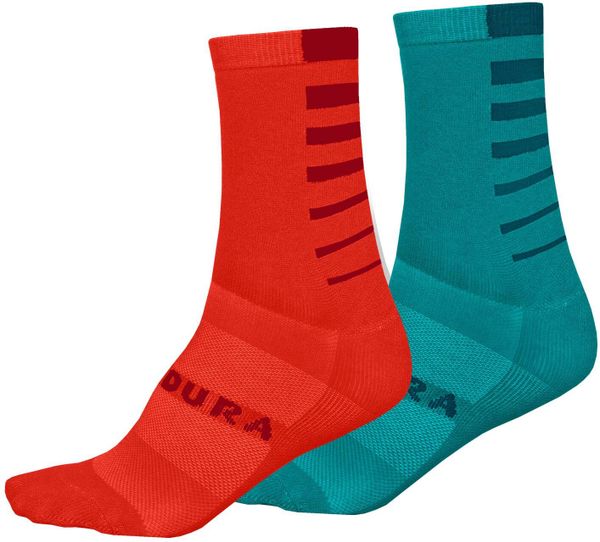 Damen Coolmax Stripe Socken (zweierpack)