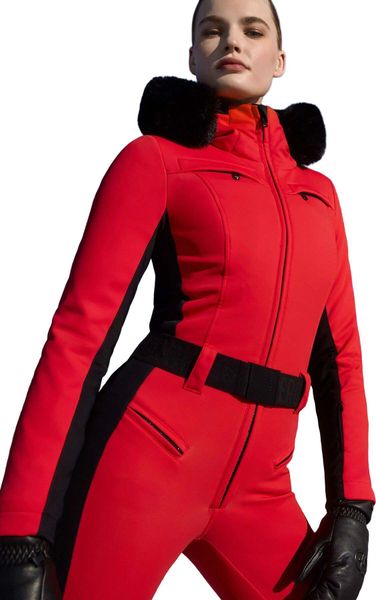 Parry Ski Suit Faux Border